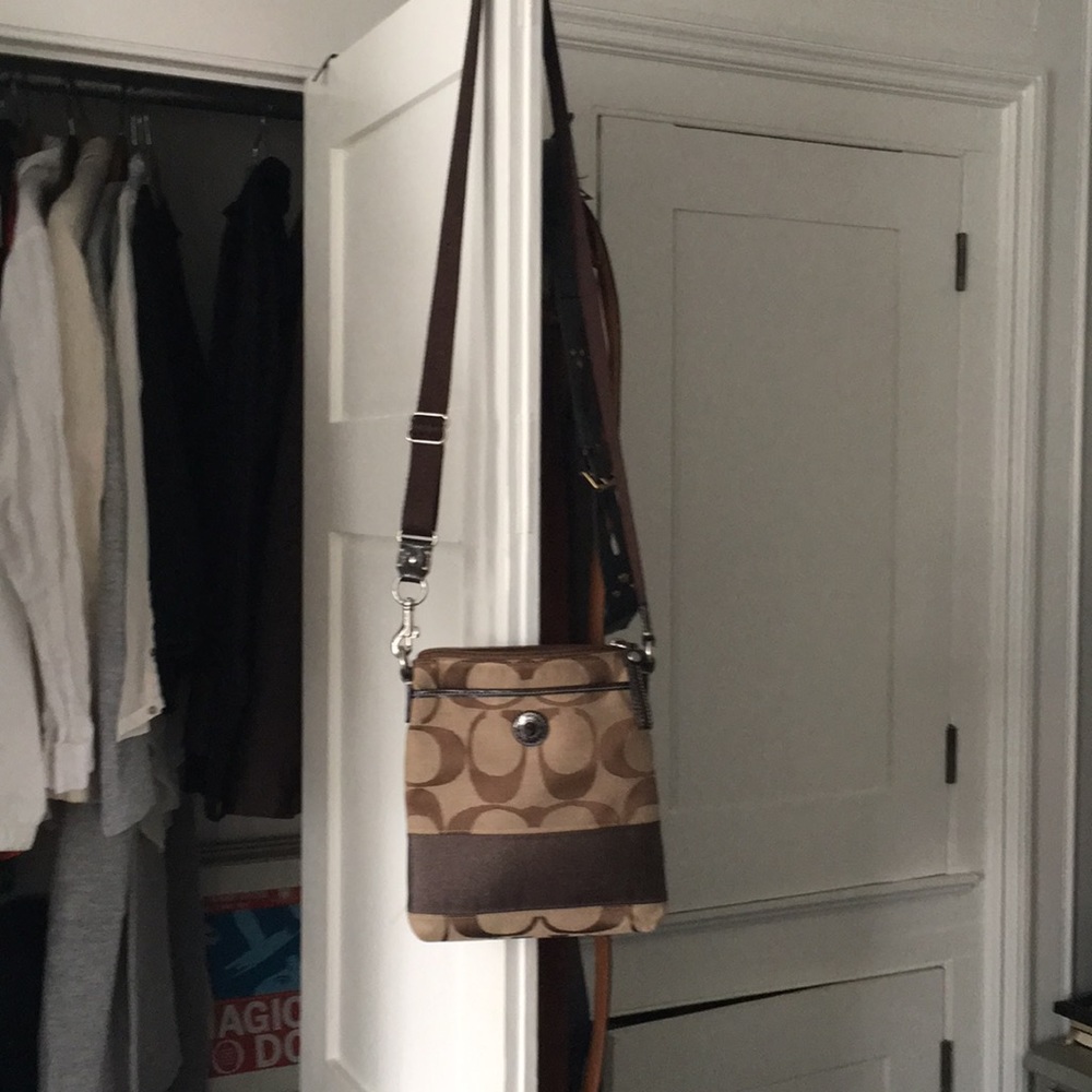 Coach cross body purse